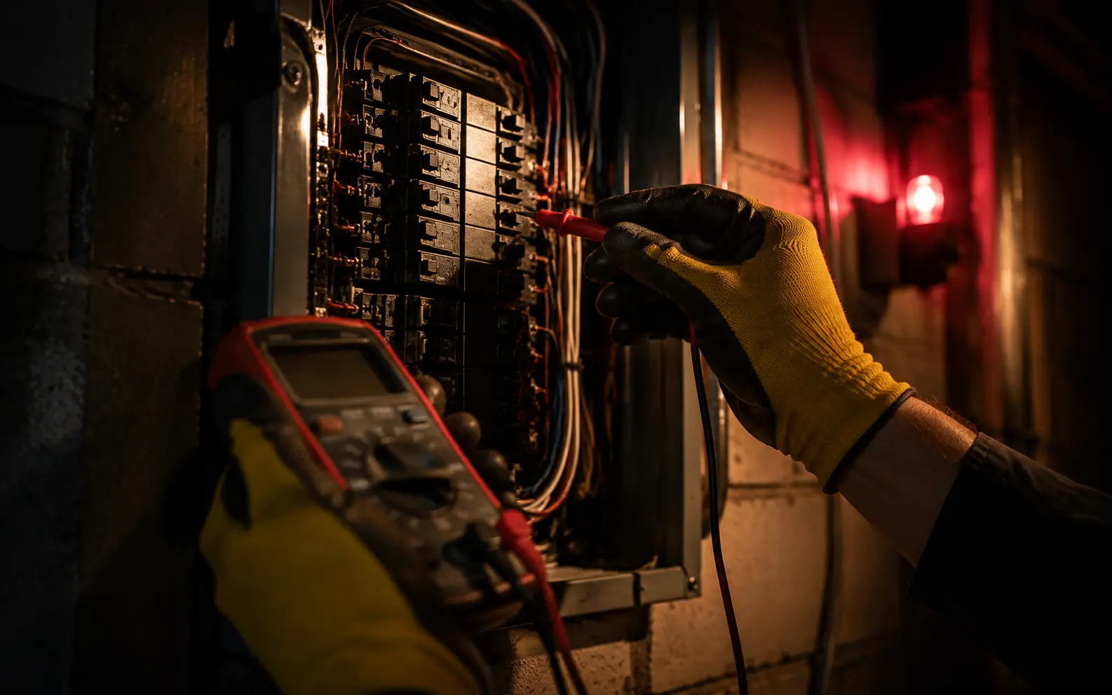 24/7 emergency electrician Caledon — burning smell, power outage, sparking panel